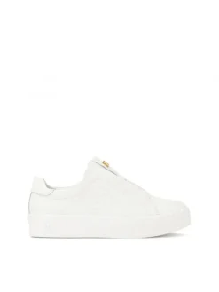 Kazar Białe sneakersy w tłoczone monogramy| Sneakersy|Wszystkie Buty