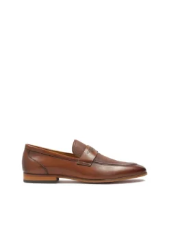 Kazar Brązowe loafersy zdobione tłoczeniem skóry| Loafersy|Wszystkie Buty