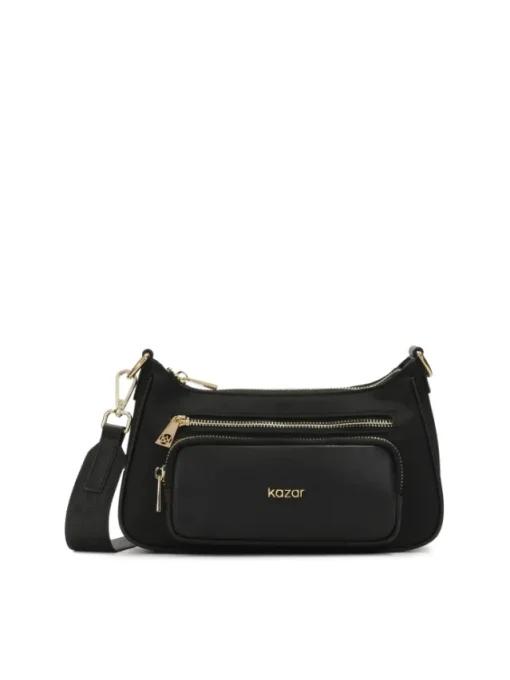 Kazar Czarna torebka crossbody| Do Ręki I Na Ramię|Wszystkie Torebki