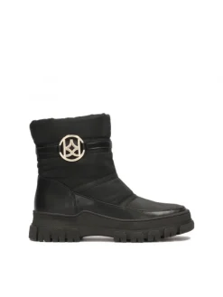 Kazar Czarne śniegowce z monogramem| Śniegowce|Wszystkie Buty