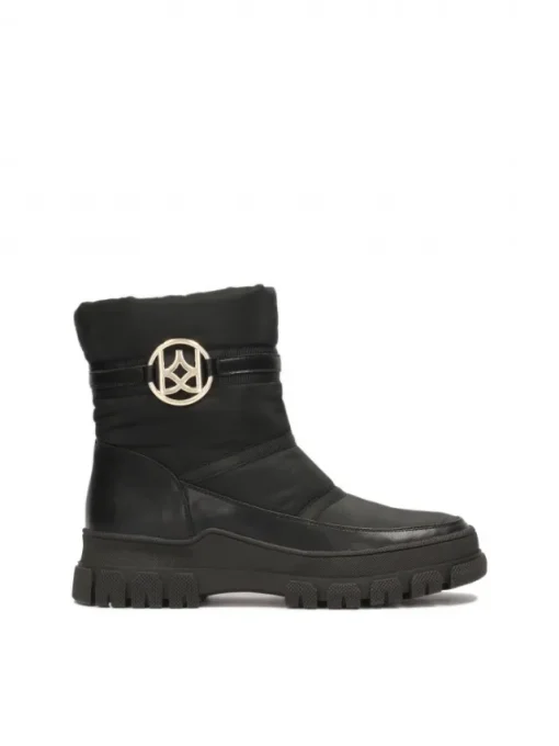 Kazar Czarne śniegowce z monogramem| Śniegowce|Wszystkie Buty