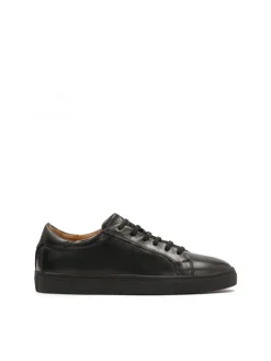 Kazar Czarne skórzane sneakersy w stylu minimal| Sneakersy|Wszystkie Buty