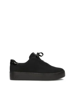 Kazar Czarne sneakersy damskie z atrakcyjnym sznurowaniem| Sneakersy|Wszystkie Buty