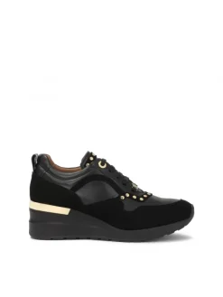 Kazar Czarne sneakersy na podwyższonej podeszwie| Sneakersy|Wszystkie Buty