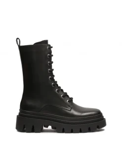 Kazar Czarne trzewiki w militarnym stylu| Botki I Trzewiki|Wszystkie Buty