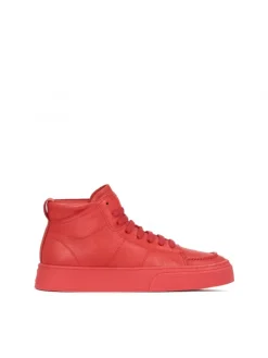 Kazar Czerwone sneakersy męskie do kostki| Sneakersy|Wszystkie Buty