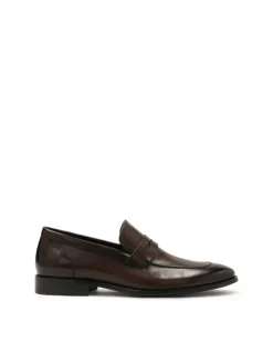 Kazar Eleganckie brązowe loafersy ze skóry| Loafersy|Wszystkie Buty