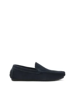 Kazar Granatowe mokasyny z zamszu| Mokasyny|Wszystkie Buty