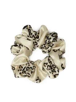 Kazar Kremowa gumka do włosów scrunchie w cętki| Ozdoby Do Włosów|Wszystkie Akcesoria