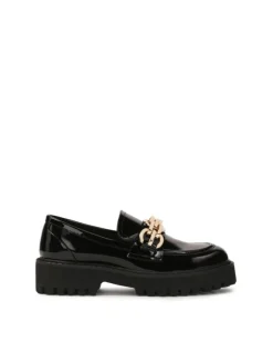 Kazar Lakierowane półbuty slip on na podeszwie track| Półbuty I Loafersy|Wszystkie Buty