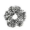 Kazar Satynowe scrunchie w monogramy| Ozdoby Do Włosów|Wszystkie Akcesoria