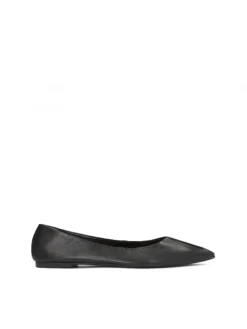 Kazar Skórzane czarne baleriny damskie| Wszystkie Buty|Baleriny