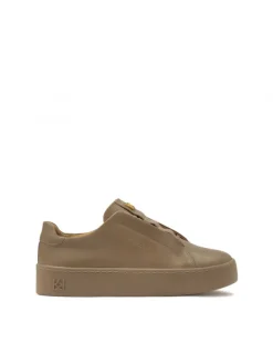 Kazar Sneakersy w kolorze taupe ze zdobionym językiem| Sneakersy|Wszystkie Buty
