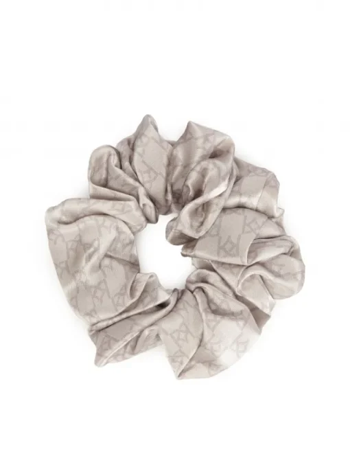Kazar Srebrne scrunchie do stylizacji włosów| Ozdoby Do Włosów|Wszystkie Akcesoria