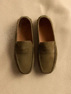 Kazar Wsuwane męskie mokasyny w kolorze khaki| Mokasyny|Wszystkie Buty