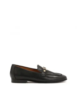 Kazar Wsuwane skórzane półbuty z monogramem| Półbuty I Loafersy|Wszystkie Buty
