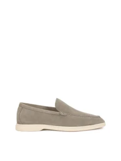 Kazar Zamszowe półbuty męskie w kolorze taupe| Loafersy|Wszystkie Buty